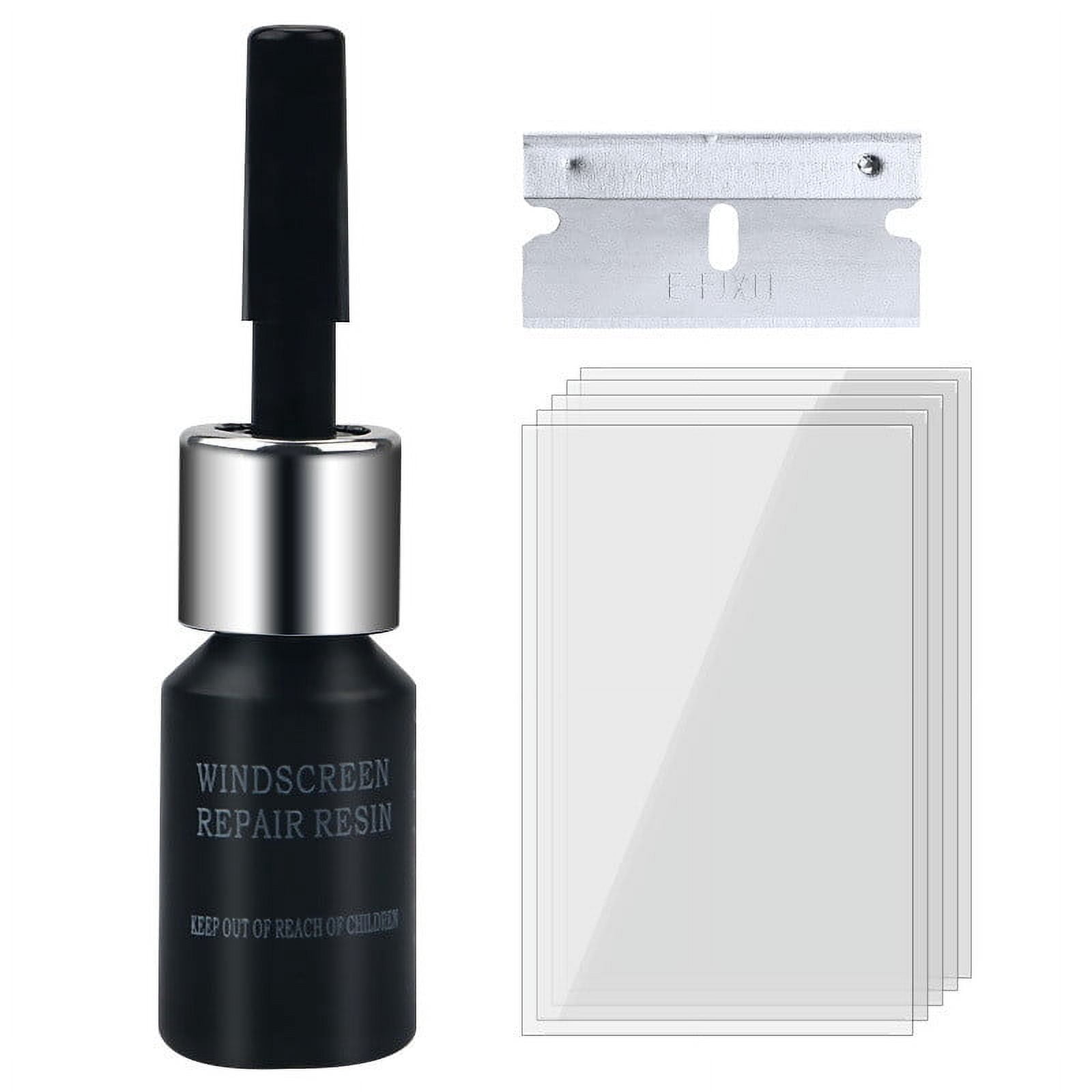 Kit de Réparation pour Verre Anti-Fissures Kit de Réparation de Pare-Brise Kit de Réparation de Fissures de Pare-Brise pour Copeaux et Fissures Réparer pour Copeaux Fissures Cack en Forme d'Étoile 3 ml