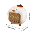 thumbnail image 3 of Pompotops Cartoon Alarm Clock Small Program Controlling Luminous Alarm Clock Multi-function Electronic Alarm Clock For Students Clearance, 3 of 8
