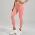 thumbnail image 3 of Miqool Womens High Waist Ankle Yoga Leggings Workout Tummy Control Soft Bike Pants with Two Pockets, 3 of 5