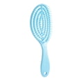 thumbnail image 4 of Elastic Massage Comb Tangled Hair Comb Detangling Hair Brush Hollow 8U2L E5S1, 4 of 8