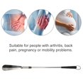 thumbnail image 1 of Chausse-pied à Long Manche, Chausse-Pied en Métal, Long Chausse-Pied, Chausse-Pied Long Portable en Acier Inoxydable avec Ressort Accessoires de Chaussures à Long Manche Chausse-Pieds à Long Manche pour Aînés Hommes Femmes et Enfants, 1 of 8
