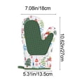thumbnail image 3 of Holiday Baking Kit with Heat Resistant Silicone Gloves Wood Rolling Pin and Scraper Christmas Themed Tools for Making Cookies Breads and Pastries Kitchen Essentials for Festive Cooking, 3 of 6