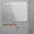 thumbnail image 3 of 1ml Acrylic Board Calendar For Fridge Clear Monthly Planner For Refrigerator, 3 of 9