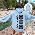 thumbnail image 2 of WEAIXIMIUNG Cropped Sweatshirt Jacket Ladies Senior Mom 2025 Shirt 2025 Graduating Class Sweatshirt T Shirt Alphabet Print Long Sleeved Hoodieladies Senior Mom 2025 Shirt 2025 Graduating Class, 2 of 5