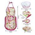 thumbnail image 2 of Green 15Pcs Chef Set For Kids Kitchen Cooking And Baking Kits Dress Up Role Play Toys, 2 of 5