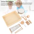 thumbnail image 3 of Instrument de Musique pour Enfants Ensemble de Jouets Éducatifs en Bois pour Percussion Musicale, 3 of 7