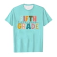 thumbnail image 3 of AJIWYH Polos pour Filles Taille 8, Mode Enfants Saison de Rentrée Imprimé Col Rond Manches Courtes T-Shirt Décontracté (12), Chemise Verte pour Filles de 4-5 Ans, Vert Menthe, 3 of 3