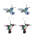 thumbnail image 1 of 2 Pairs Fashion Earrings Girl Ear Ring Bird Pattern Ear Drops Ear Accessory, 1 of 8