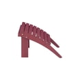 thumbnail image 3 of Linon Adirondack Sturdy Solid Acacia Wood Outdoor Ottoman in Red Stain, 3 of 15