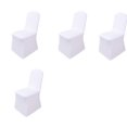 thumbnail image 1 of Birdeem Banquet Hotel Chair Cover Home Elastic Chair Cover Bleached White Multi Pc, 1 of 12