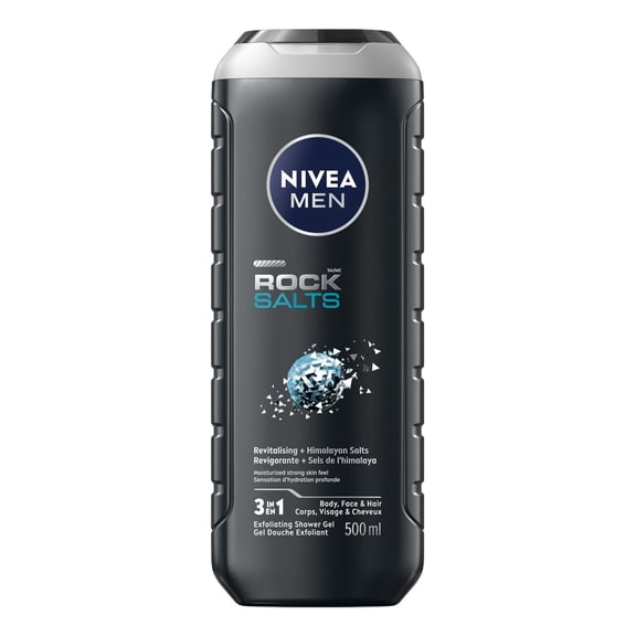 NIVEA MEN Rock Salts Exfoliating Body Wash