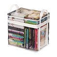 thumbnail image 2 of TIMIFISStudent Book Storage Bag Transparent Storage Box Foldable Handheld Books School Supplies Organising Box, 2 of 3