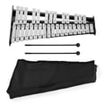 thumbnail image 3 of Graflsoa Compact 32-Note Glockenspiel with Aluminum Bars, Wooden Frame, and Plastic Mallets - Includes Portable Carrying Bag for Easy Transport and Storage, 3 of 7