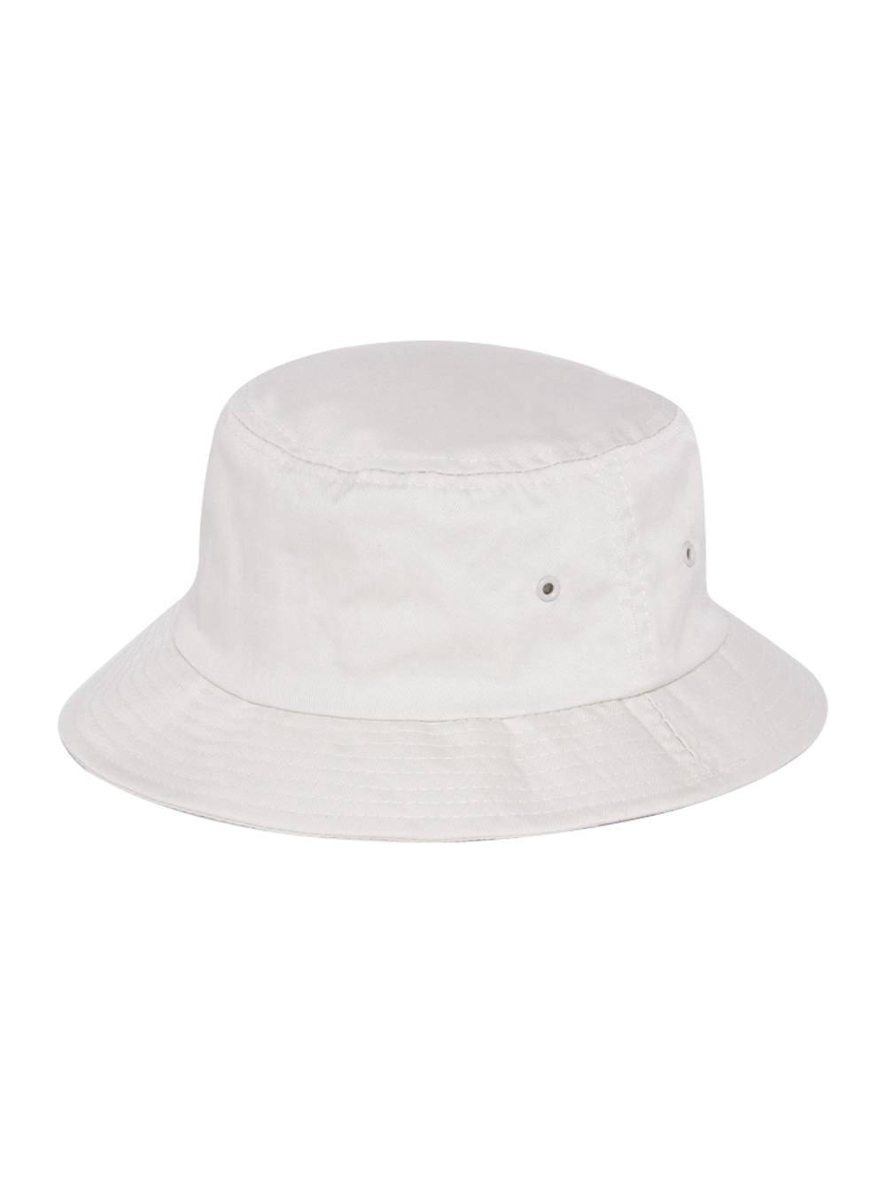 Chapeau Bob en Sergé Mélange de Coton, Beige Grand