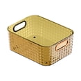 thumbnail image 1 of EGNMCR Closet Organizers and Storage, Luxury Desktop Storage Box New Bathroom Bathroom Kitchen Cosmetics Lipstick Sundries Classification Transparent Storage Basket desktop storage, 1 of 2