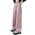 thumbnail image 1 of MIASHUI Girls Sweatpants Kids Athletic Active Jogger Pants Straight Leg Trousers,Pink,13-14 Years, 1 of 8