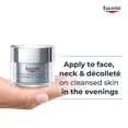 thumbnail image 3 of Eucerin Crème pour le Visage à l'Acide Hyaluronique Soin de Nuit Antirides, Tous les Types de Peau, 3 of 9