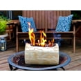 thumbnail image 4 of TimberTote TripleTorch One Log Campfire Fireplace Fire Wood Log with 3 Chimneys, 4 of 4