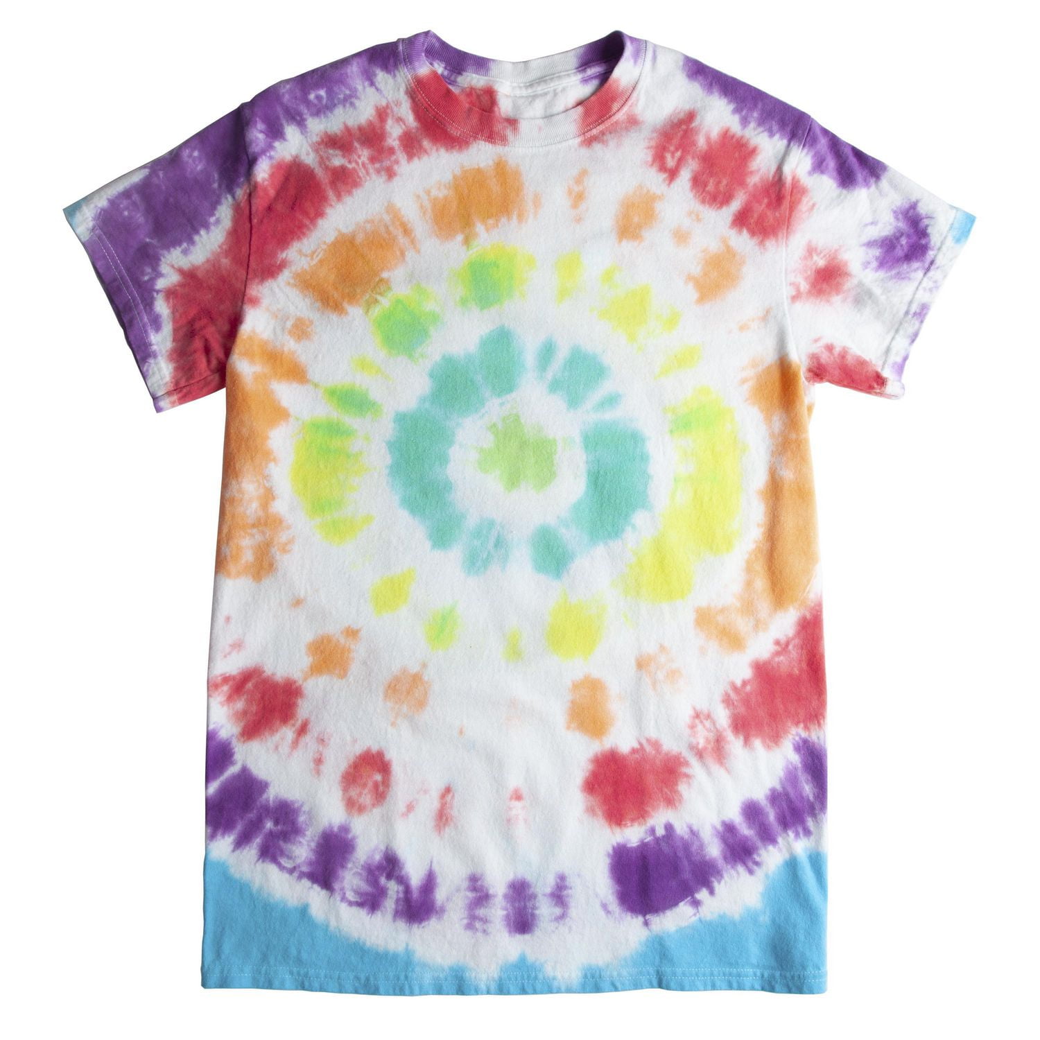 Kit Tie-Dye Party Mega Value Create Basics avec spray pailleté bonus, Activité amusante, Cadeau d’anniversaire, Mode créative, Teintures permanentes et éclatantes pour vêtements, 10 couleurs