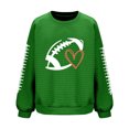 thumbnail image 4 of Rbaofujie Chandails d'Automne pour Femmes Mode Chandails Décontractés pour Femmes Dames Uni Ample Manches Longues Col Rond Chemisiers Hauts Chandails Sans Capuche Verts Chandails à Capuche pour Femmes, 4 of 4