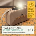 thumbnail image 3 of House of Marley Rise Up Solar Waterproof Bluetooth Speaker - Cream, 3 of 4