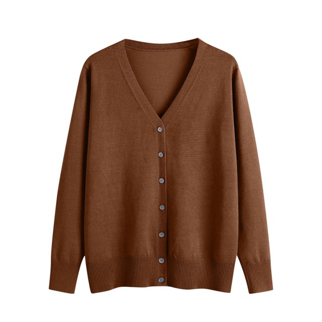 Erwazi Cardigans pour Femmes Automne Tendance à Boutons, Ouvert à l'Avant, Cardigans Légers
