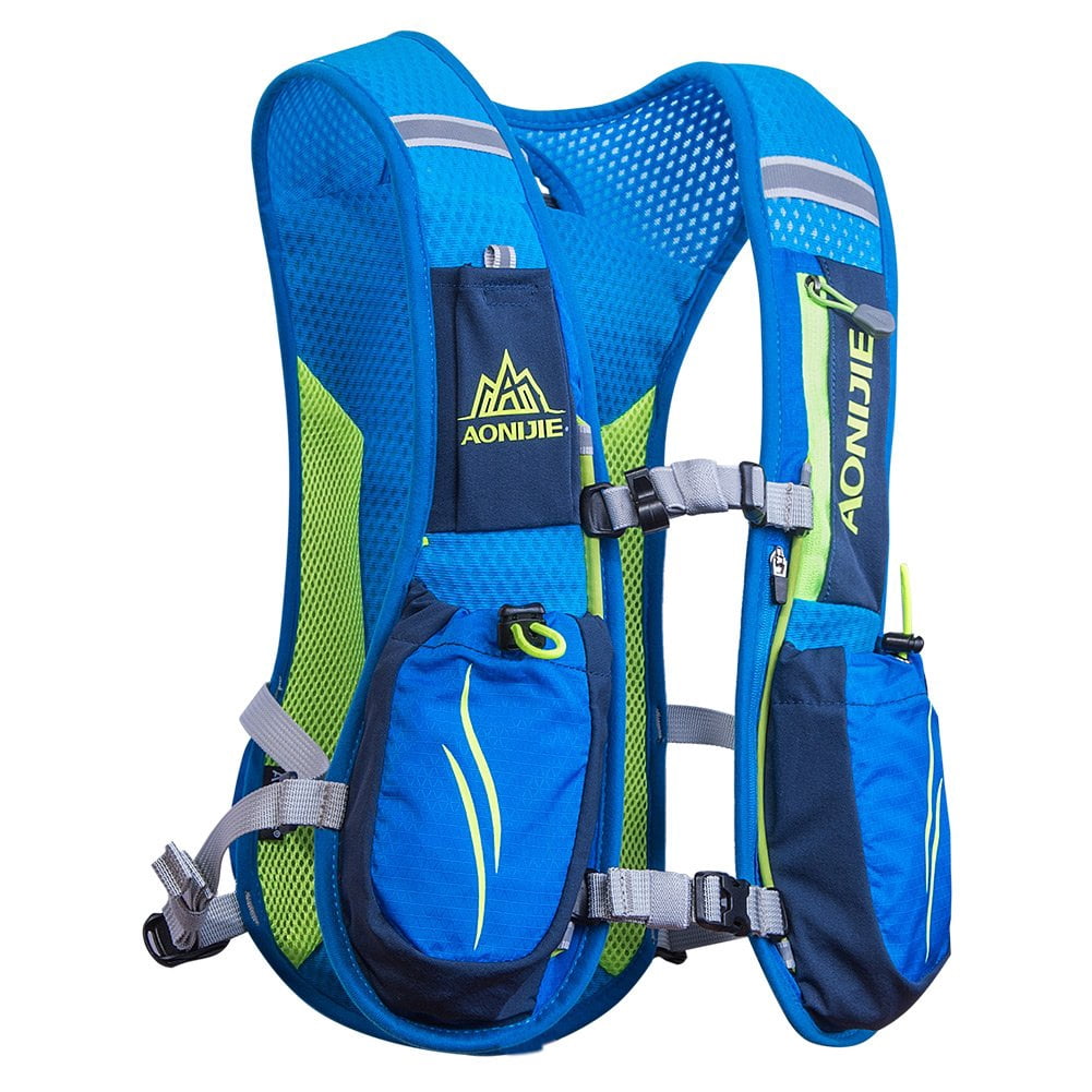 Hydration Backpack, 5.5L Running Hydration Vest, Breathable and Lightweight Marathon Trail Running Backpack for Cycling, Climbing and Hiking