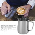 thumbnail image 4 of Milk Frothing Pitcher Stainless Steel Comfort Grip Inner Marking Jug Coffee Latte Art for Home Cafe, 4 of 8