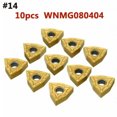 thumbnail image 1 of 10pcs 40 Types CNC Carbide Tips Inserts Blade Cutter Lathe Turning Tool + Box TU, 1 of 1