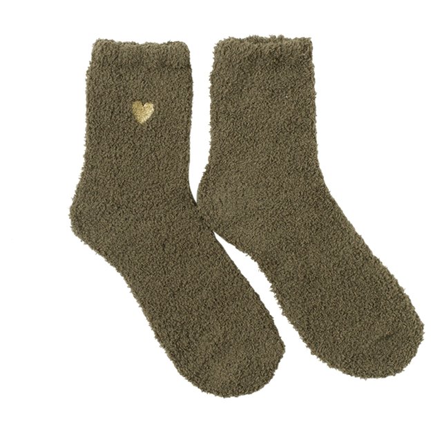 Outfmvch Chaussettes de la Saint-Valentin pour Femmes Bas Résille pour Femmes une Paire de Chaussettes Décontractées Imprimé Animal Motif Coton Chaussettes Confortables Café Taille Unique