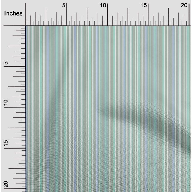 oneOone Viscose Jersey Fabric Multicolor Stripe Print Fabric BTY 60 Inch Wide