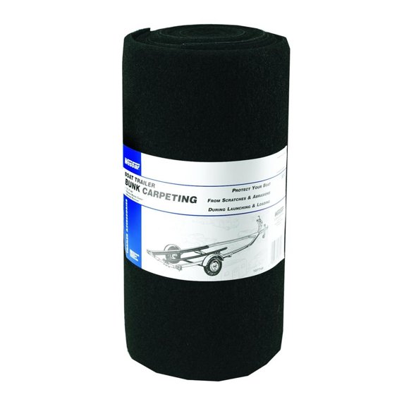 Fulton Carpet CR8012 Cut-To-Fit Trailer Bunk Carpeting; 12 Inch Width x 144 Inch Length; Black