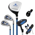 thumbnail image 1 of Gymax 31'' Portable Junior Complete Golf Club Set for Kid Age 8+ Set of 5 Blue, 1 of 10