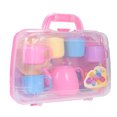 thumbnail image 1 of Amdohai Portable Tea Set with Carrycase Pastel Colours Plastics Toys for Children Kids, 1 of 7