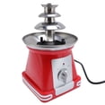thumbnail image 1 of 3 Tier Mini Chocolate Fountain Machine, Electric Chocolate Fondue Fountain Machine, Chocolate Melting Machine for Melting Cheese, Candy and Liqueur for Birthday, Party, Wedding, 1 of 7