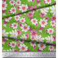 thumbnail image 3 of Soimoi Velvet Fabric Cosmos Floral Decor Fabric Printed Yard 58 Inch Wide, 3 of 3