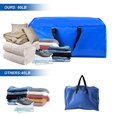 thumbnail image 3 of Heavy Duty Extra Large Storage Bags, XL Blue Moving Bags for College Dorm Room Essentials, Moving Supplies Compatible with IKEA Frakta Cart, 4 Packs, 3 of 5