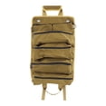 thumbnail image 2 of Sac à Outils Enroulable, Organisateur de Quincaillerie Multifonction, Poches Zippées pour Outils, Réparation Automobile, Menuiserie, Rangement de Trousse d'Urgence, Toile de Cire Durable, 2 of 7