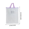 thumbnail image 3 of A3 Transparent Document Bag,Thick Plastic File Storage Tote with Handle for Art Paper Exam Test Sheets,Large Capacity Organizer Pouch,SouMaox, 3 of 7