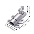 thumbnail image 2 of MTBLYS Aluminum Alloy Window Lock Automatic Spring Lock 2-Pack Security Lock for Doors Sliding Window Lock Home Safety, 2 of 3