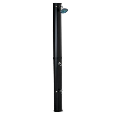 Outsunny 7ft Outdoor Solar Heated Shower for Backyard Pool