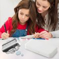 thumbnail image 2 of EARKITY Pencil Box, Large Capacity Pencil Cases, Hard Pencil Case, Crayon Box with Snap-tight Lid Stackable Design, Plastic Storage Box for Office Home School Classroom Supplies, 2 of 4