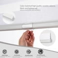 thumbnail image 3 of KALYSIE Cordless Zebra Blinds for Windows, Free-Stop Pull Down Roller Window Shades with Valance, Light Filtering Dual Layers She, 3 of 6