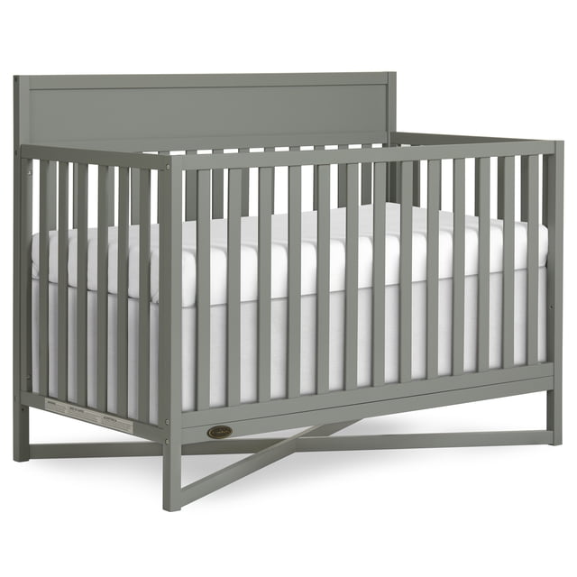 Dream On Me Owen 5-in-1 Convertible Crib, Sea Grass