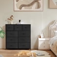 thumbnail image 4 of EDX Commode à 9 Tiroirs pour Chambre, Tour d'Organisation de Rangement en Tissu, Armoire, Noir, 4 of 5