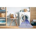 thumbnail image 2 of Ahgly Company Machine Washable Indoor Rectangle Transitional Periwinkle Purple Area Rugs, 8' x 12', 2 of 7