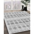 thumbnail image 3 of Ahgly Tapis Rectangulaire Lavable en Machine Intérieur Transitionnel Gris Platine, 2 Pieds x 3 Pieds, 3 of 7
