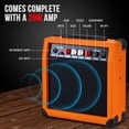 thumbnail image 3 of LyxPro Beginner 39” Electric Guitar & Electric Guitar Accessories, Sunburst, 3 of 7