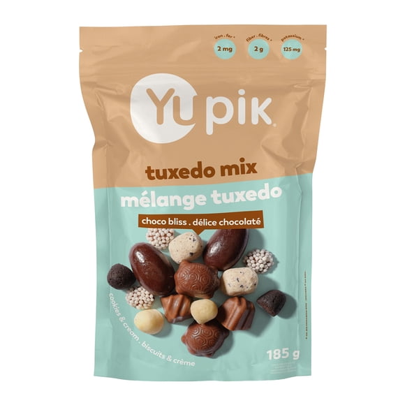 Yupik Tuxedo Mix, Chocolatey Bites, 185 g