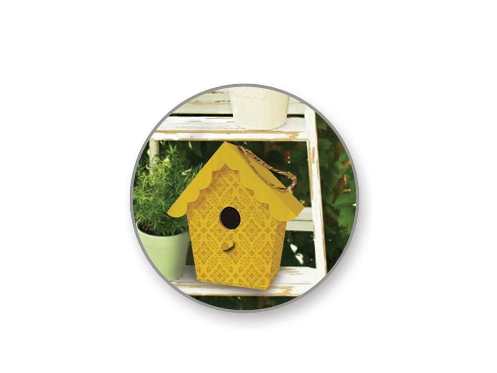 6"Birdhse Asst Double/Scallop/Gazebo
